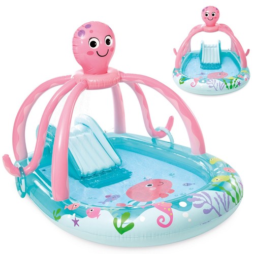 Aire jeux gonflable pieuvre - de,