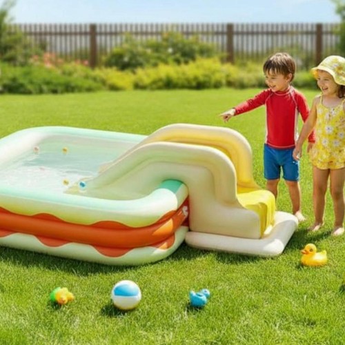 Toboggan gonflable pour