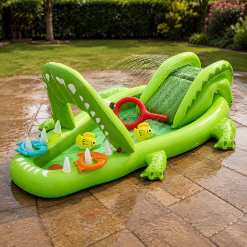 Piscine gonflable arroseur - piscine,